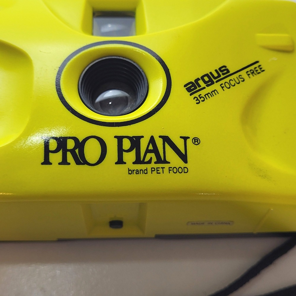 Argus 35mm Focus Free Camera Purina Pro Plan Promo Point and Shoot Yellow - Picture 3 of 8